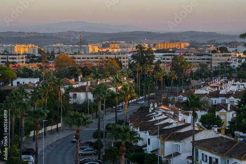 Aerial view of Jerez, Andalusia. © paula