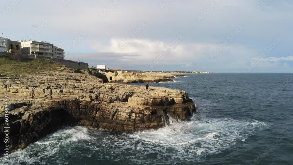Polignano a mare, aerial view, puglia, italy Polignano a mare, aerial view, puglia, italy