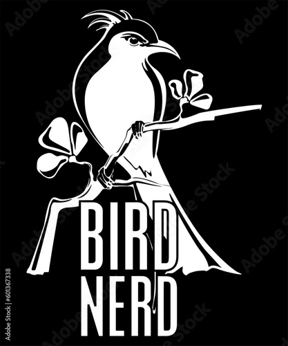 Ornithologist Bird Nerd Bird Watching Cartoon Birds