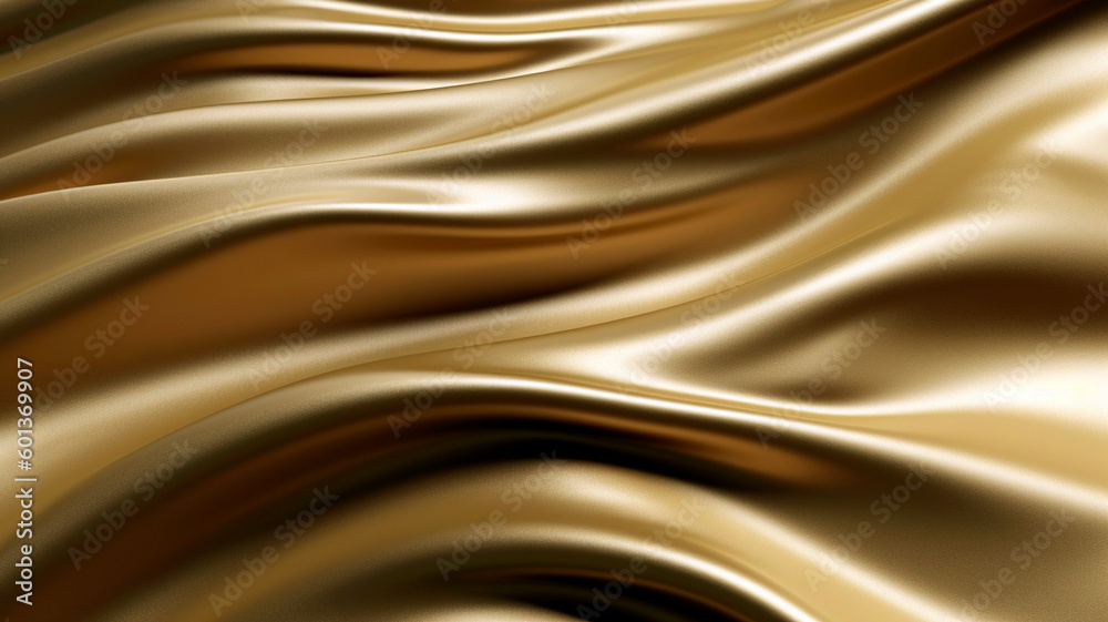 Fototapeta premium Abstract golden textured material, background wallpaper.