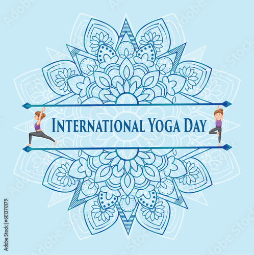 World Yoga Day 2023 | International Yoga Day 2023,, People family doing breathing exercises, Ayurvedic yoga, meditation and enhancing immunity concept.
