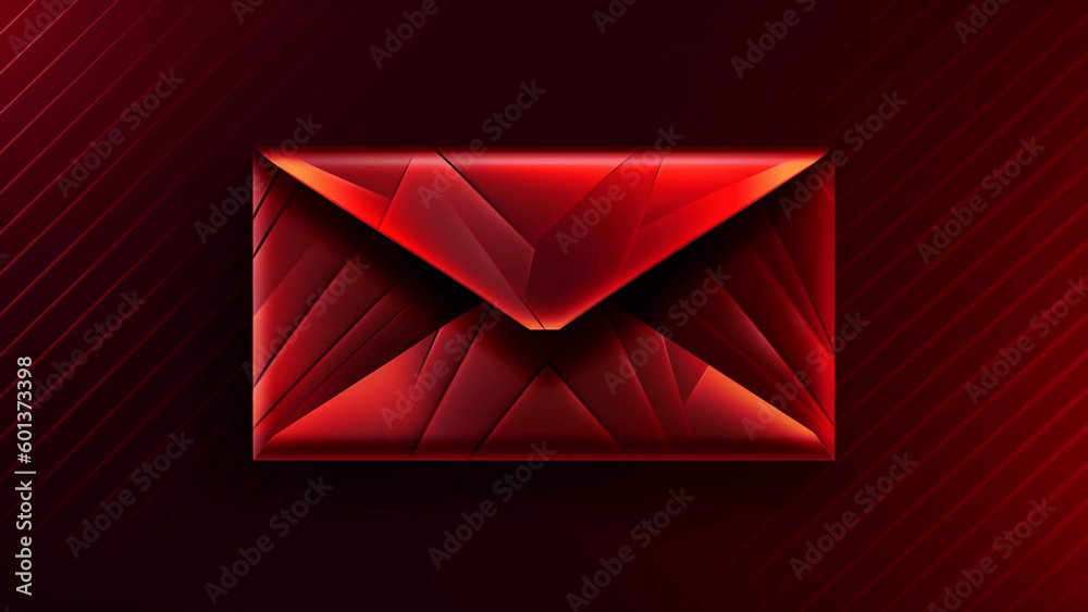 Abstract. Shape envelope, letter. Dark red modern background for design. Geometric shape. Triangles, diagonal lines. Gradient. Symbol. Message, mail, connection, communication concept. Abstract. Shape envelope, letter. Dark red modern background for design. Geometric shape. Triangles, diagonal lines. Gradient. Symbol. Message, mail, connection, communication concept.