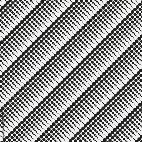 Different black circles at angle of 45 degrees