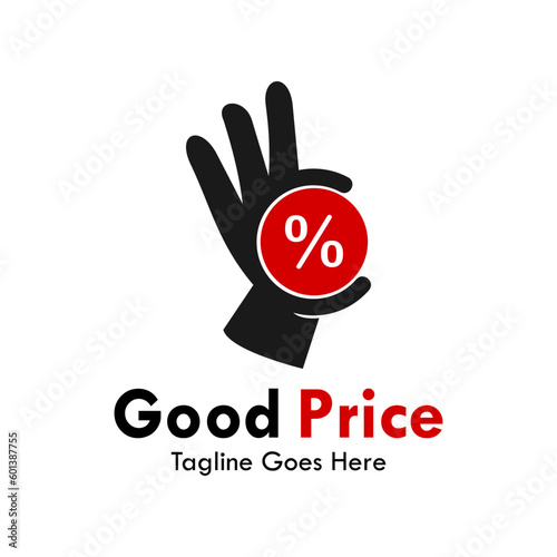 good price design logo template illustartion