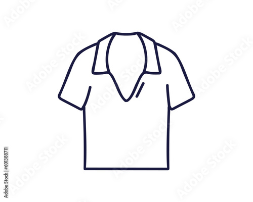 Teniska, line drawing, doodle vector illustration