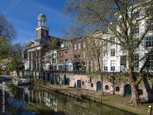 Utrecht Augustinuskirche und Oudegracht