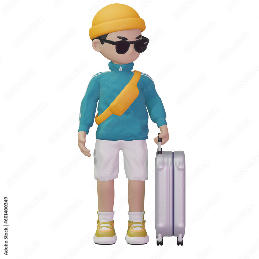 3d character vacation 3d character vacation
