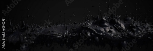 dark texture background black rough space grunge black copy friday abstract grey grungy. Generative AI.