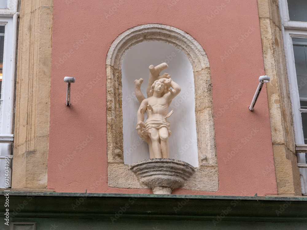 Detail of a creche of Saint Sebastian Detail of a creche of Saint Sebastian