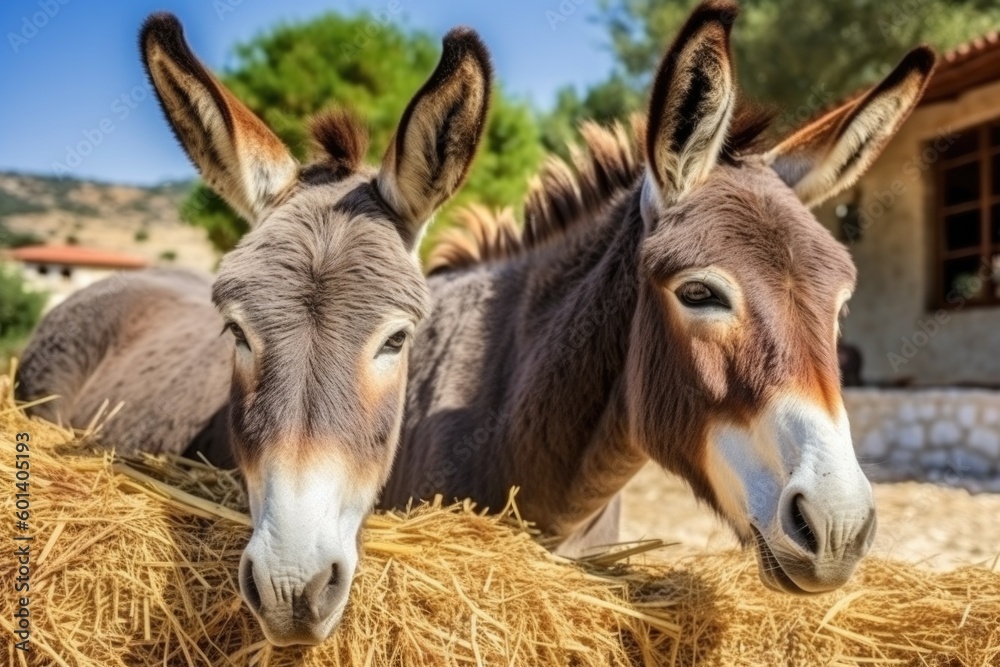 portrait of a donkey, ai generative portrait of a donkey, ai generative