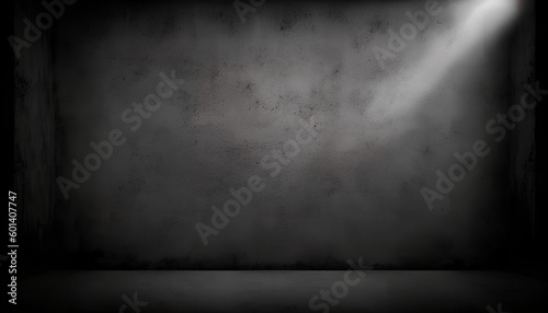 Black smoke background with a white light on it 