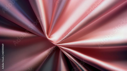 Pink fabric with a sunburst effect, venetian blind style, background wallpaper.