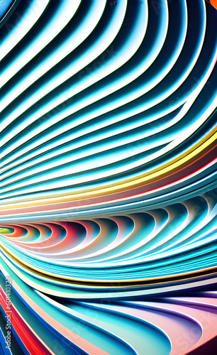 Abstract cosmic backgrounds with 3d visuals