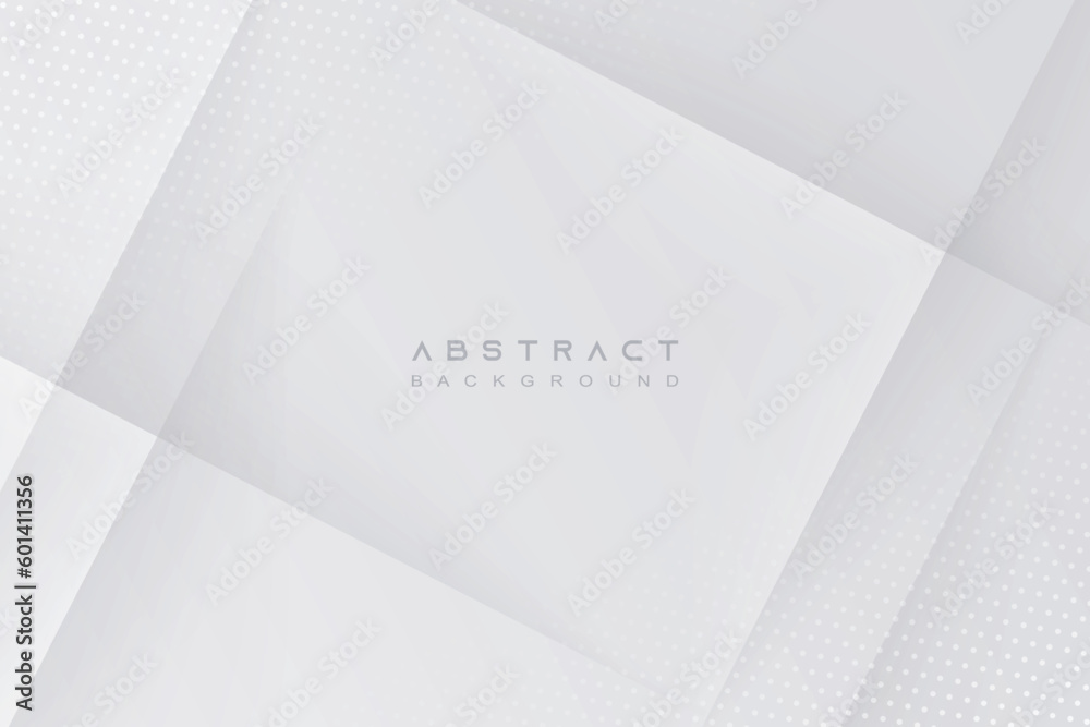 abstract background of simple gray paper cut and modern transparent spots