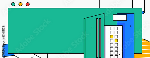 House building vector concept operation hand drawn illustration
