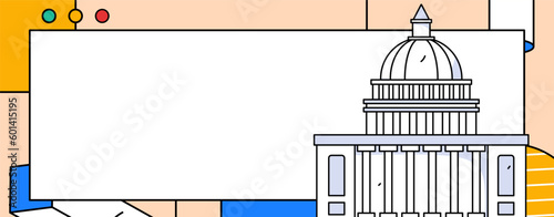 House building vector concept operation hand drawn illustration
