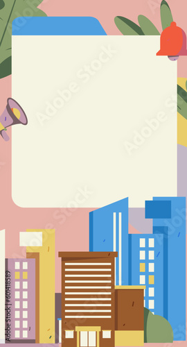 House building vector concept operation hand drawn illustration
