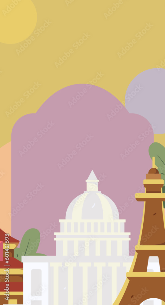 Naklejka premium House building vector concept operation hand drawn illustration 