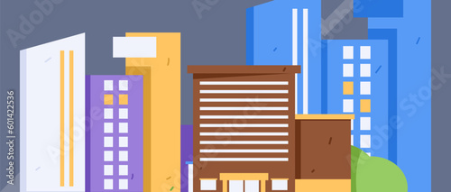 House building vector concept operation hand drawn illustration
