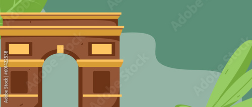 House building vector concept operation hand drawn illustration
