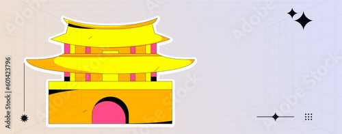 House building vector concept operation hand drawn illustration
