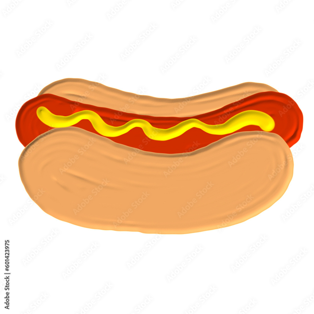 cute food with acrylic painting cute food with acrylic painting