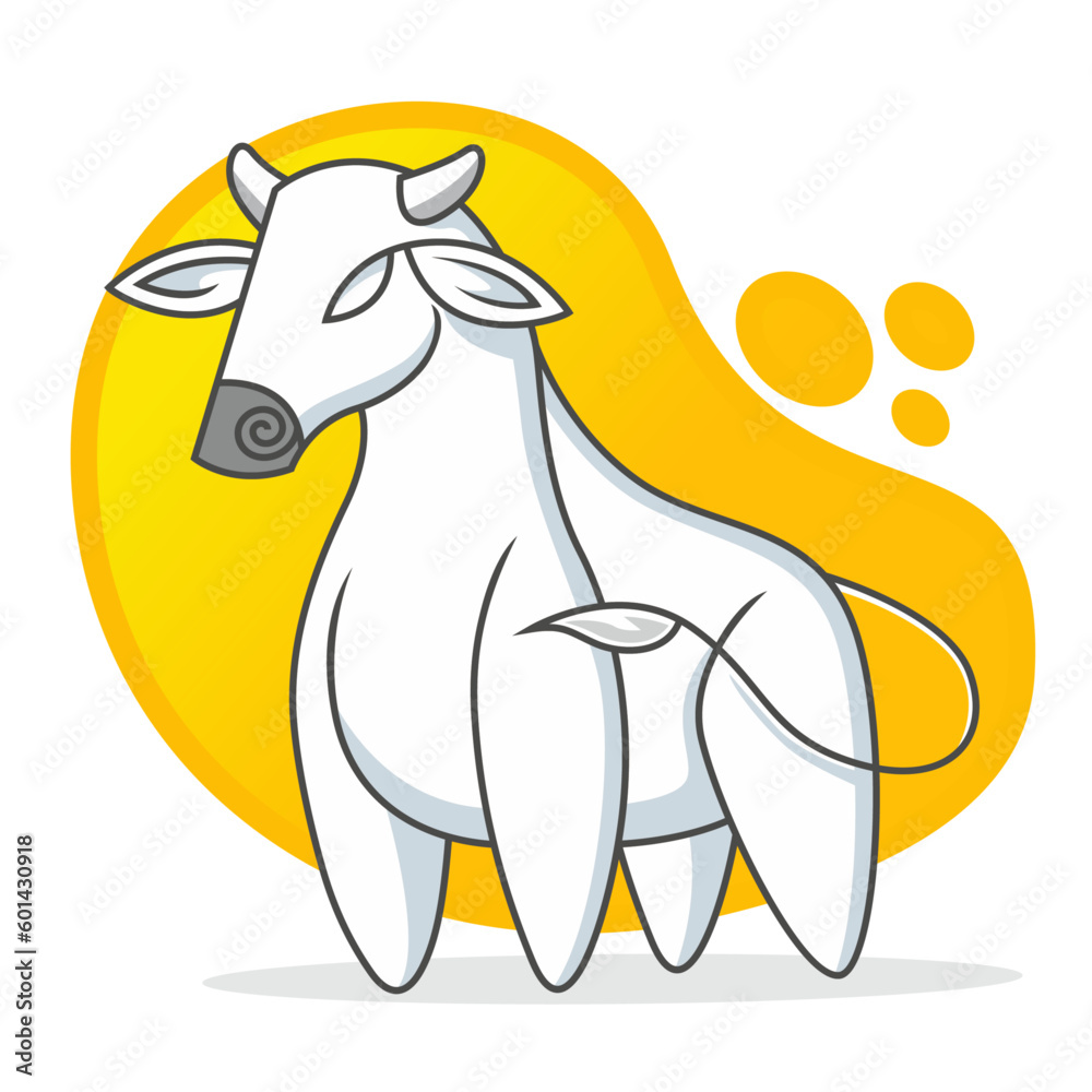 Obraz premium BOI AMARELO