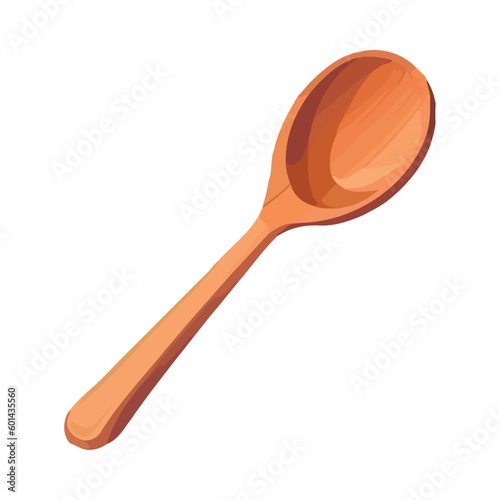 Wooden spoon and spatula on clean table