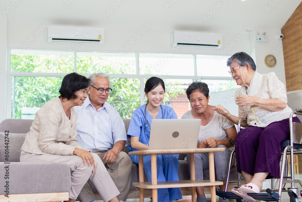 Nursing Home Care concept. Nursing Home Care concept.