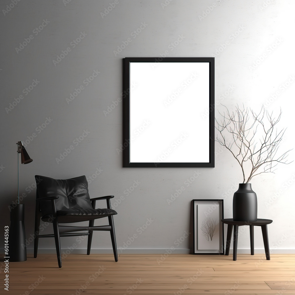 Mockup Photo black Frame with empty white interior, good light source, minimalistic, vibrant color, coach, nice room, hyper-realistic, bohemian Mockup Photo black Frame with empty white interior, good light source, minimalistic, vibrant color, coach, nice room, hyper-realistic, bohemian