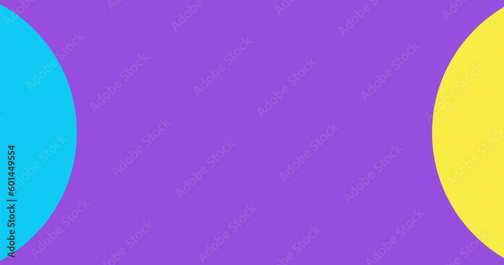 Abstract bright colors geometric background with moving circles. Circle transition template for presentation, educational video, or simple text animation. Abstract bright colors geometric background with moving circles. Circle transition template for presentation, educational video, or simple text animation.