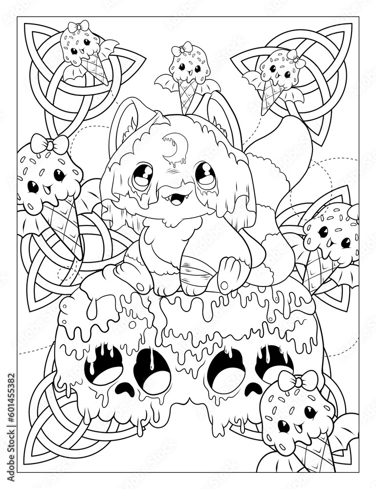 Naklejka premium Coloring Book Pages