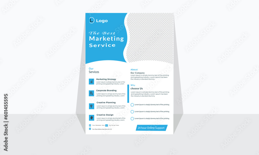 Obraz premium Our Flyer Template Designs for Adaptation to Your Promotional Material, From Dance and Fashion to Real Estate and Express. Make standout social content, logos, and more from stunning 