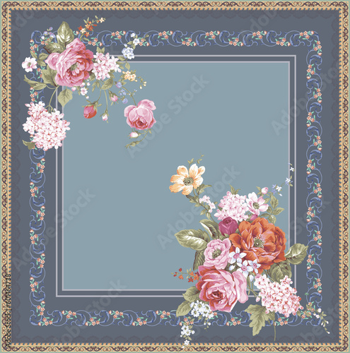 Flowers watercolor illustration.Manual composition.Big Set watercolor elements，Design for textile, wallpapers，Element for design,Greeting card

