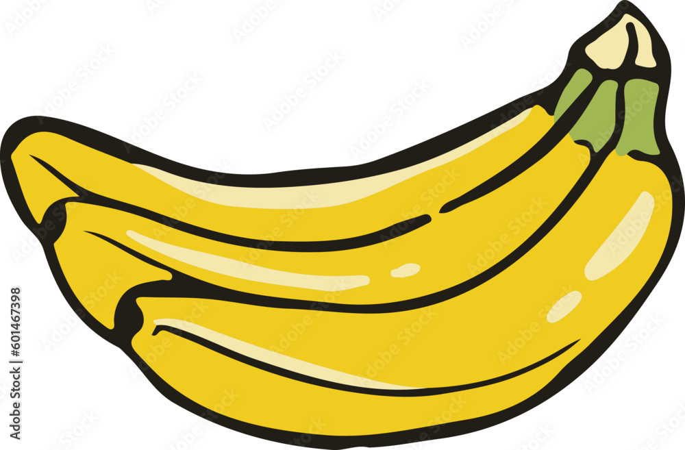Ripe Banana Illustration