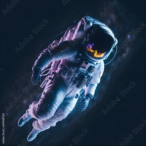 astronaut, space background, abstract, exploration, suit, stars, galaxy, purple, wallpaper