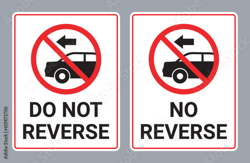 Do Not Reverse Sign Collection