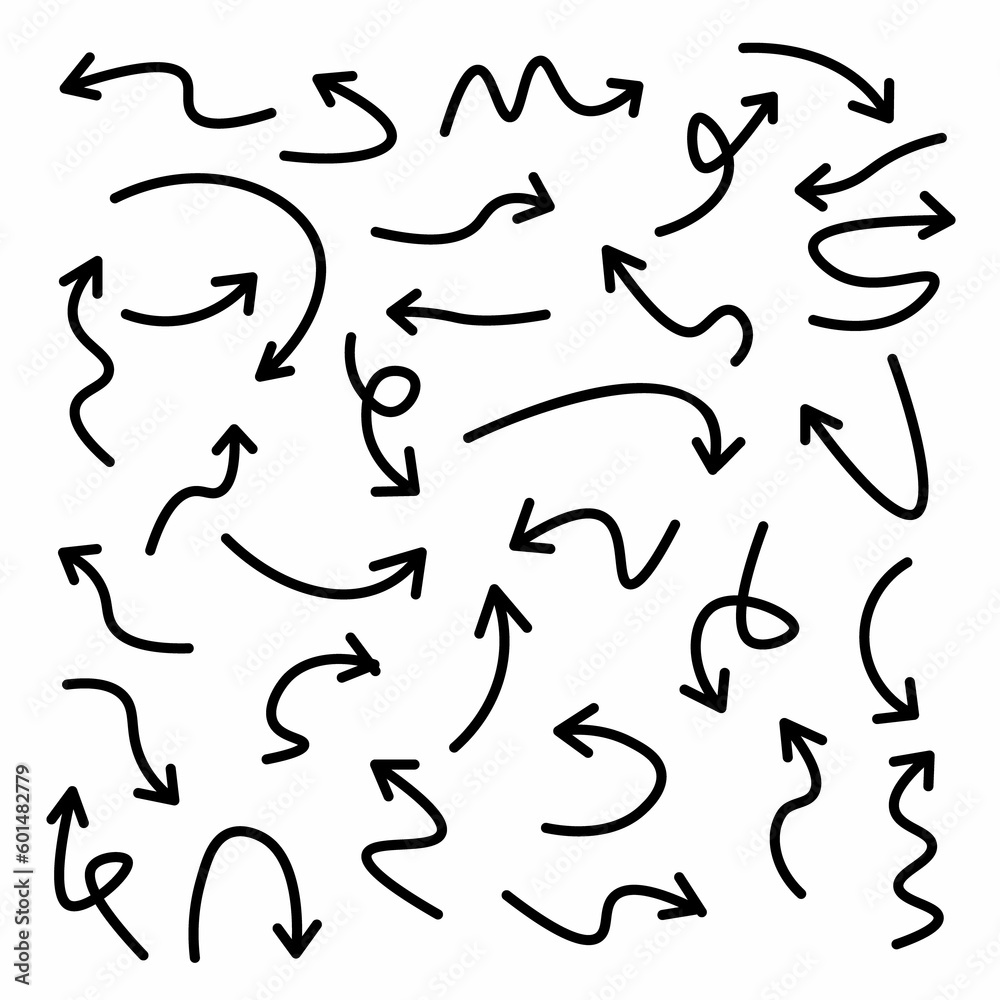 Set arrow icon. Collection different arrows sign Set arrow icon. Collection different arrows sign