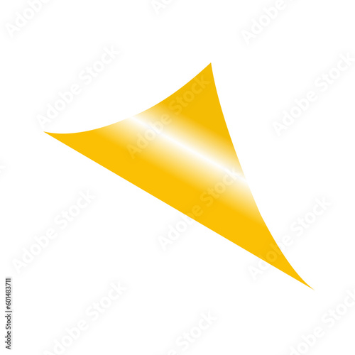 Gold Paper Corner Folds