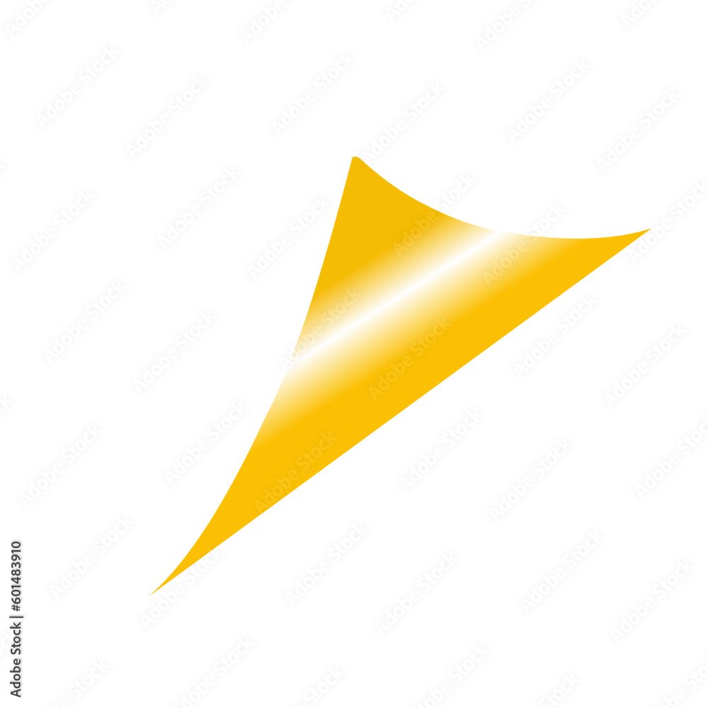 Gold Paper Corner Folds Gold Paper Corner Folds