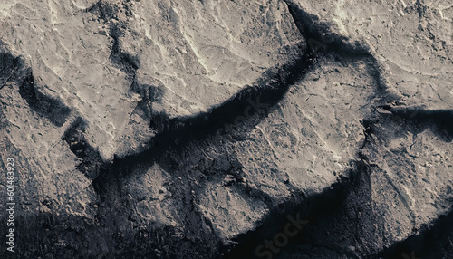 Intricate Details of Toned Rock Texture and Grungy Surface with a Dark Abstract Background, Rough Brush Strokes, Backgrounds, Versatile Wallpaper, Banners, web Design, products backdrop, Generative AI