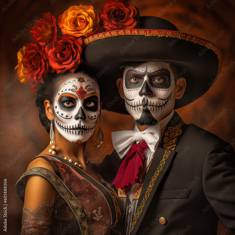 Dia De Los Muertos, Male And Female Catrina: Catrina And, 53% OFF