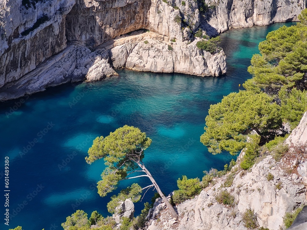 Naklejka premium CALANCHI DI MARSIGLIA, PROVENZA CALANQUES DE MARSEILLE, PROVENCE