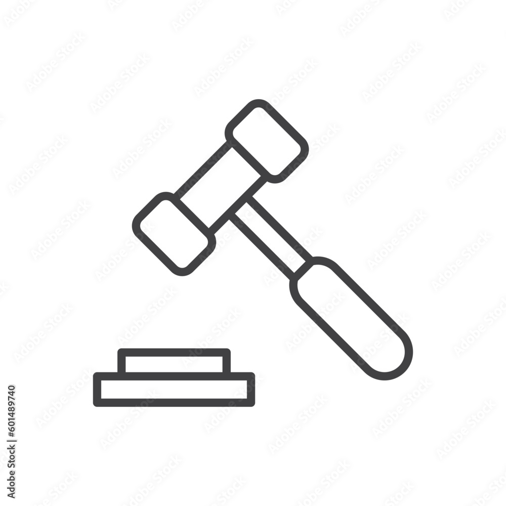 Gavel Icon - Hammer Icon
