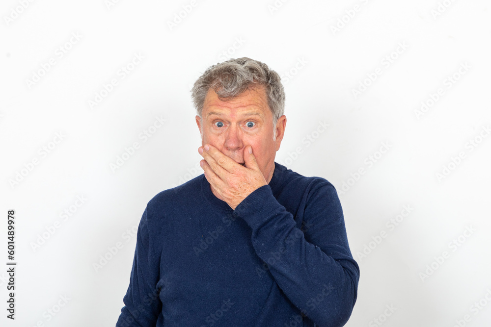 portrait of handsome positive looking senior man portrait of handsome positive looking senior man