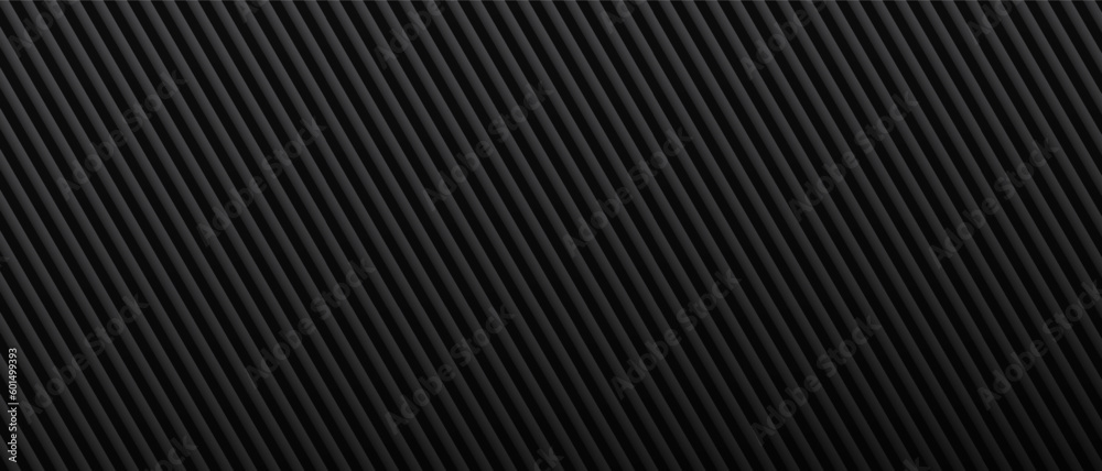 Fototapeta premium Dark background metallic line stripes vector