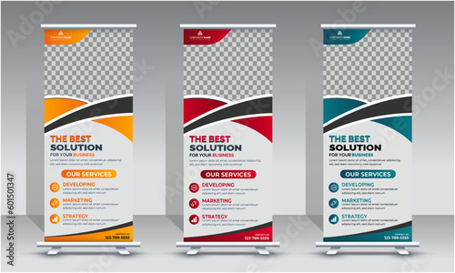 business agency roll up banner design