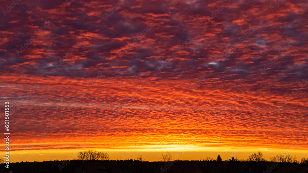 Fototapeta premium Burning Sky