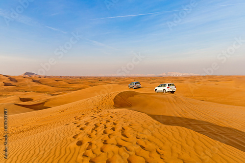 The Empty Quarter, or Rub al Khali - The world's largest sand desert in Dubai. photo