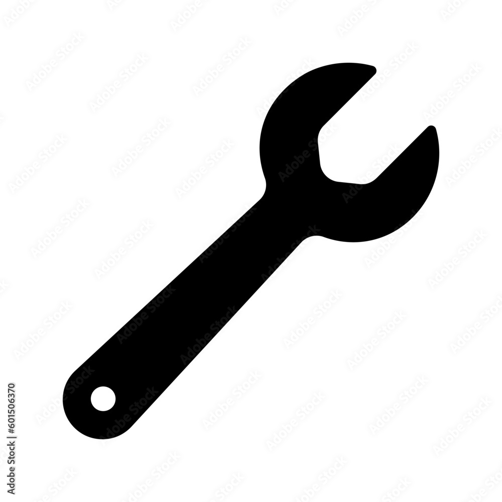 Wrench icon. sign for mobile concept and web design. vector illustration Wrench icon. sign for mobile concept and web design. vector illustration